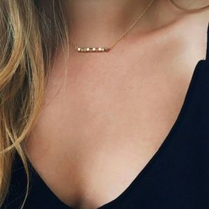 Gold Zinc Alloy Dainty Chain